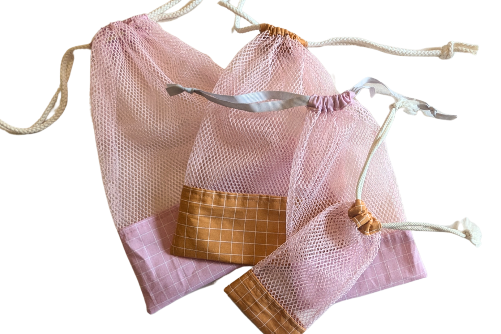 Tuto couture sac vrac filet (4 tailles disponibles !)