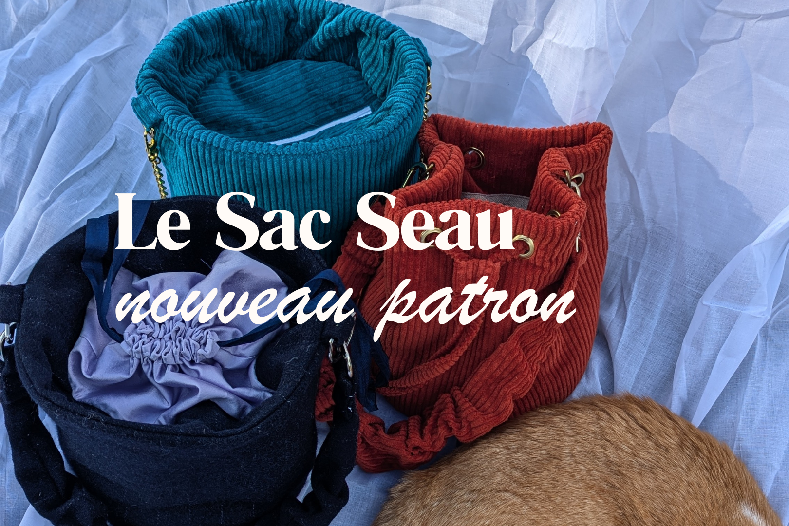 Coudre un sac seau (patron de couture)