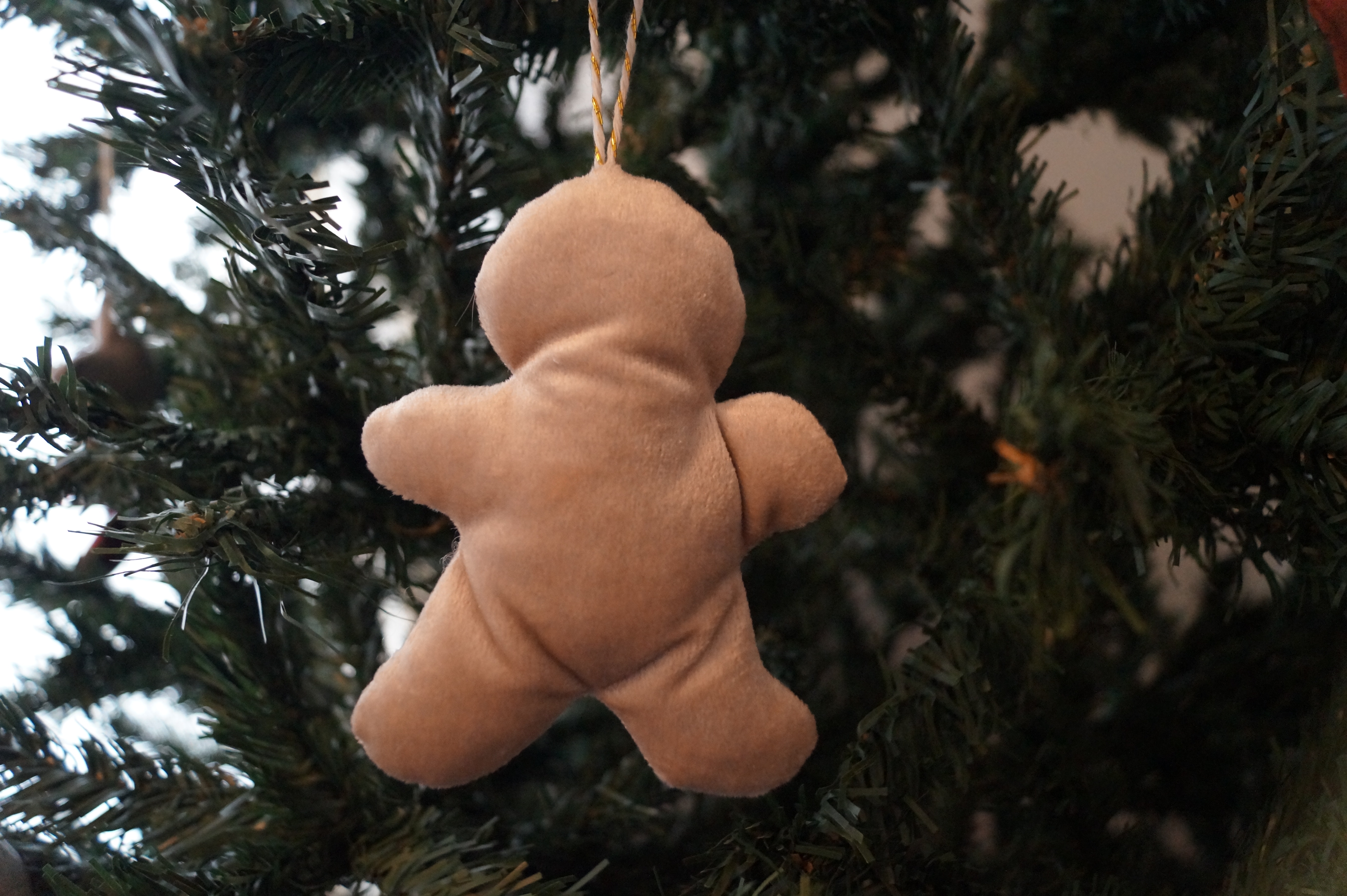 Patron de couture gratuit – Décoration de sapin – Bonhomme pain d&rsquo;épices