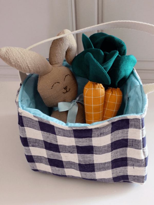 Patrons de couture de Pâques - patrons offerts - lapin, panier et carotte